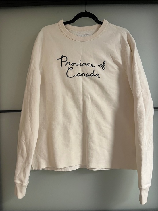 Province Of Canada Tops - Province of Canada Cream Crewneck Sweatshirt